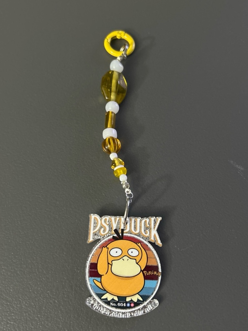 Psyduck Yellow keychain Charm - Unbranded